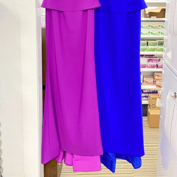 NWT Gia Franco 12012 Mother of the Bride Dress Royal Blue Size 8 - Picture 8 of 10